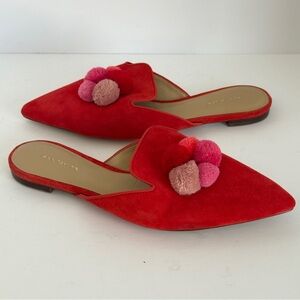 Ann Taylor Joana Pom Pom Slide Size 8